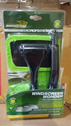 50pcs Brand new sealed windscreen wonder microfibre extending handle wipe kit - rrp £9.99