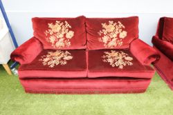 HARRODS USED (TWO SEAT) EMBROIDERED SOFA
