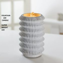 20 x Bubbling LED Water Candles - Super Bright LED - Remote control - Battery operated