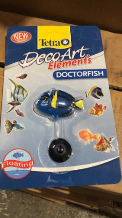 (DJW) - Approx 288 x Tetra Fish Tank Deco Fish - 12 boxes of 24