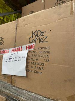 Kidz Gamez Ring Toss Game - 190 Units - RRP £14.99 each