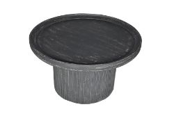 5 X MANGO WOOD COFFEE TABLE - GREY DISTRESSED - ND0054