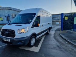 2014/64 FORD TRANSIT 350 WHITE PANEL VAN - 85k miles - New MOT - BK64 UVZ