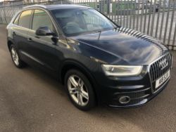 2013 Audi Q3 2.0 TDI S-Line Quattro 5Dr 4x4 SUV Hatchback - 181,766 miles - VA62MTE RESERVE REDUCED