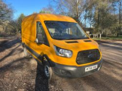 2016 66 FORD TRANSIT L2 H2 YELLOW PANEL VAN - 113K MILES - EURO 6 - 2.0 - SAT NAV
