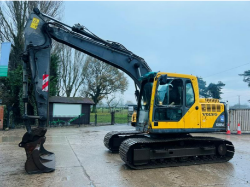 VOLVO EC140BLC TRACKED EXCAVATOR C/W QUICK HITCH & BUCKET