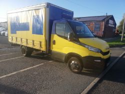 2016 16 Iveco curtain sider - 128k miles - LWB - twin rear wheel - BL16 NBM