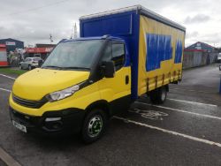 2017 17 Iveco daily curtain sider - 115k miles - twin wheel - LWB - euro 6 - BP17 YJH