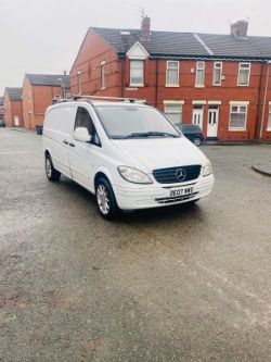 2007 Mercedes Vito 2.2CDTI White van - 120k miles - drives well - alloy wheels - DE07 WWD