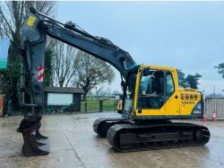 VOLVO EC140BLC TRACKED EXCAVATOR C/W QUICK HITCH & BUCKET