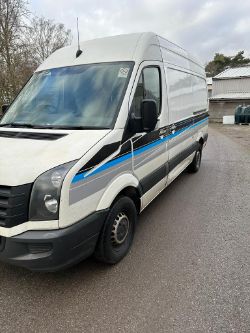 2017 17 volkswagen crafter mwb Panel van - 105 k miles - euro 6 ad blue - ply lined - RV17 ADU