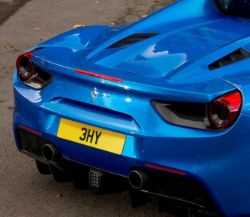 '3HY' Private registration plate