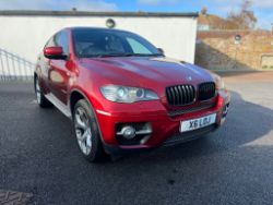 2010 BMW X6 XDRIVE 50I AUTO RED SUV COUPE -2 KEYS - HEATED SEATS - X6 LOJ