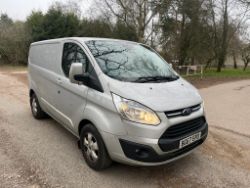 2017 67 FORD TRANSIT CUSTOM LIMITED PANEL VAN - 57K MILES - ALLOY WHEELS - EURO 6 - AIR CON
