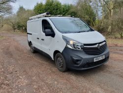 2015 65 VAUXHALL VIVARO PANEL VAN - 64K MILES - FSH - ROOF RACK - EX BT FROM NEW - FE65 FDC