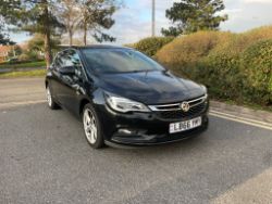 2016 VAUXHALL ASTRA SRI 1.4T (150PS) MANUAL 6 SPEED IN BLACK HATCHBACK - LB66 YMY