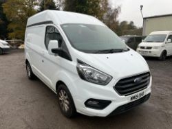 2019 19 FORD TRANSIT CUSTOM LIMITED HIGH ROOF - 87K MILES - AIR CON - ALLOY WHEELS - PLY LINED