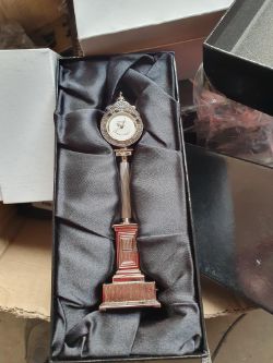 Mix of clocks and jewellery cases approximately 60 box no 222