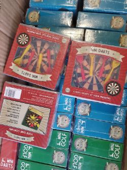 Variety mixed pocket games approximately 60 box no 234