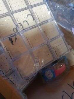 Ear rings approximately and watches approximately 400 box no 248