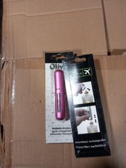 Olivia refillable/rechargeable atomizer spray approx 550 pieces box 402