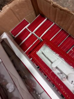 Necklace with red box approx 100 pieces box 412