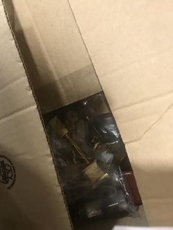 Mixed gold ornaments approx25 box328