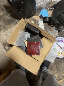 Oak wood trophy approx 25 box 493