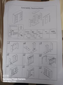 L67 - 1 Pallet Containing Approx 14 black and white shelving