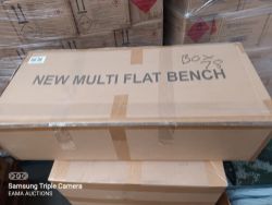 (Box 78) - 1 New multi flat bench
