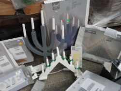 1 Pallet of Ex Showroom Stock including mixed LED CHRISTMAS LIGHTS