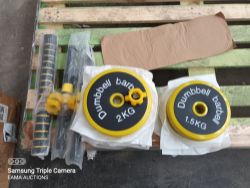 Box 3 - New Dumbbell set with total of 12 kg of weights