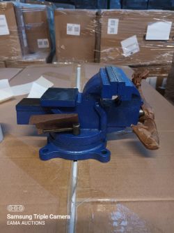 (Box 139&140) - 2 x New Heavy Duty Bench Vice