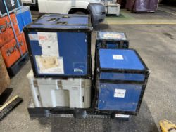 10 X FLIGHT CASES IN VARIOUS SIZES - GOOD USED CONDITIONS - FEW MARKS AS PHOTOS.
