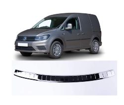 100 X LOTS VW CADDY 2003-2014 STAINLESS STEEL REAR BUMPER PROTECTOR, SCRATCH GUARD