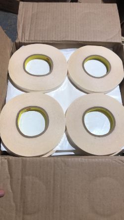 80 ROLLS OF 3M DOUBLE SIDED VENTURE TAPE 15MM X 50M FLOORING CARPETS DIY SIGN MAKING