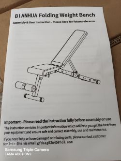 (L79) - 1 Pallet Containing Approx 5 folding weight benches
