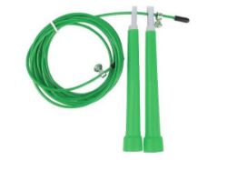 X100 PCS GREEN ADJUSTABLE WIRE SKIPPING ROPES RRP £600