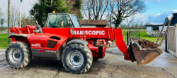 MANITOU MT1335 4WD TELEHANDLER *5235 HOURS* C/W BUCKET AND TINES