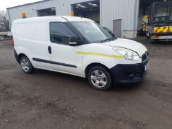 2012 62 FIAT DOBLO PANEL VAN - 82K MILES - EX WATER BOARD - AIR CON - PLY LINED - FE62 GKX