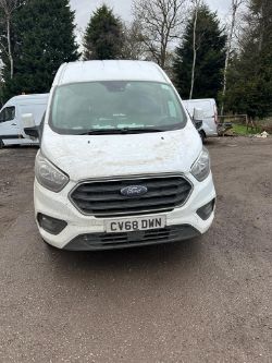 2018 68 FORD TRANSIT CUSTOM LIMITED L2H2 PANEL VAN 105K MILES - EURO 6 - FACELIFT MODEL - PLY LINED