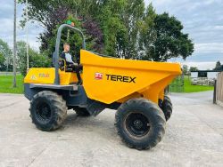 TEREX TA6 4WD DUMPER * YEAR 2014 * C/W ROLE BAR *VIDEO*