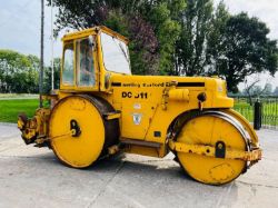 AVELING BARFORD DC011 ROLLER C/W TARMAC CUTTER *VIDEO*