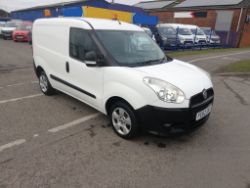 2012 62 FIAT DOBLO PANEL VAN - 82K MILES - EX WATER BOARD - AIR CON - PLY LINED - FE62 GKX