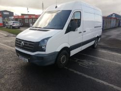 2017 17 VOLKSWAGEN CRAFTER MWB PANEL VAN - EURO 6 AD BLUE - 115K MILES - PLY LINED - RV17 ACU