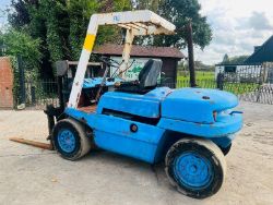 LINDE H40DW DIESEL FORKLIFT * CONTAINER SPEC * C/W PALLET TINES