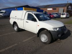 2010 10 MITSUBISHI L200 SINGLE CAB - 143K MILES - EX BT FROM NEW - FSH - 4X4