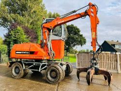 TEREX TW130 HIGH RISED CABIN SCRAP HANDLER *YEAR 2008* C/W 5 TINE GRAB