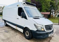 MERCEDES SPRINTER 313CDI REFRIDGERATED 4 METER LONG VAN * YEAR 2014 , FACE LIFT *
