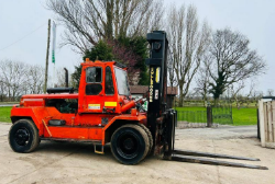 KALMAR LT1571201 DIESEL FORKLIFT * 15 TON LIFT * C/W TINE POSITIONER